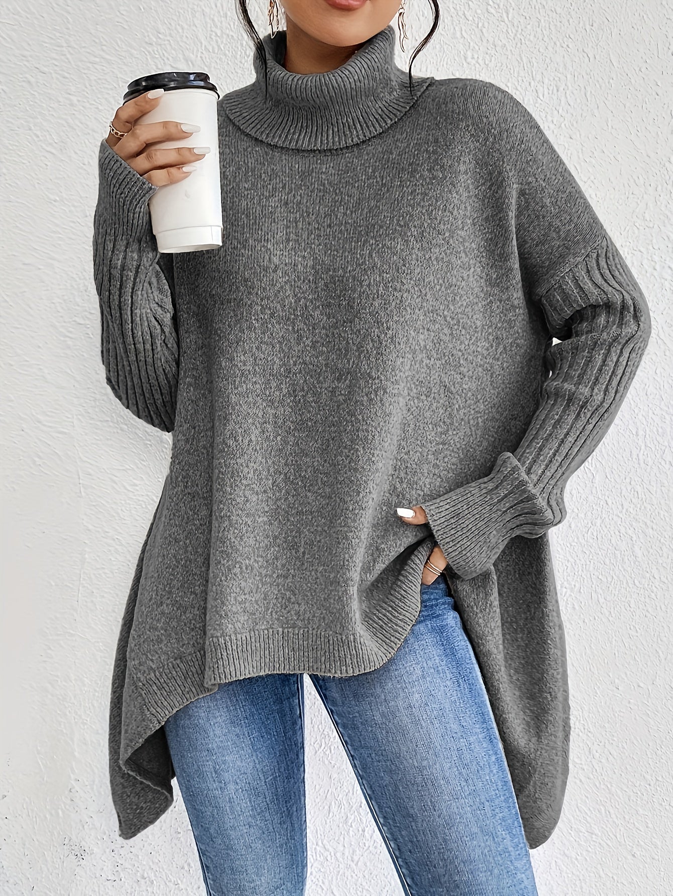 Isabel | Oversized Turtleneck Sweater