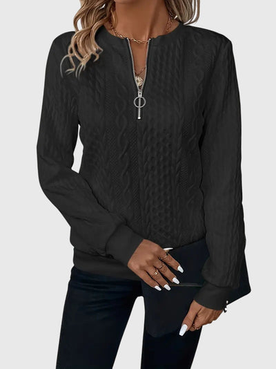 Nora | Sweater with Zipper