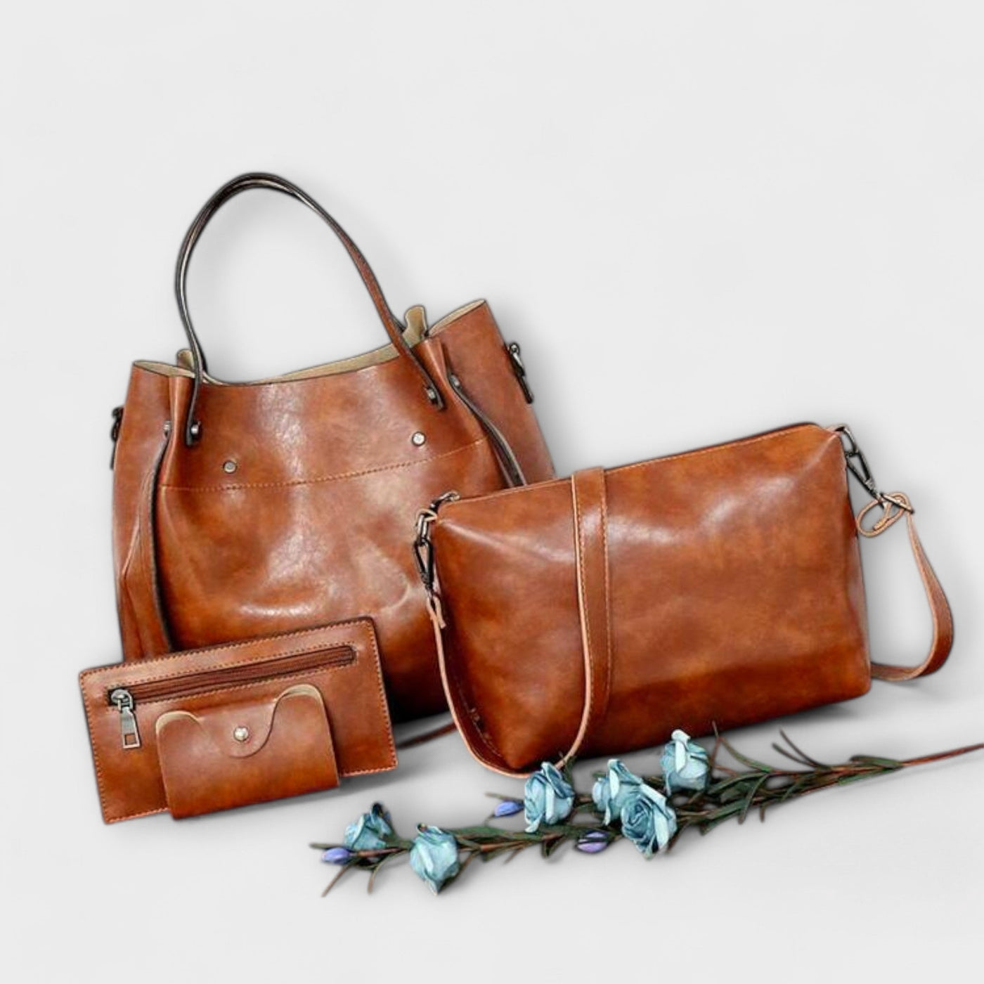 Olivia | 4|Piece Vintage Bag Set
