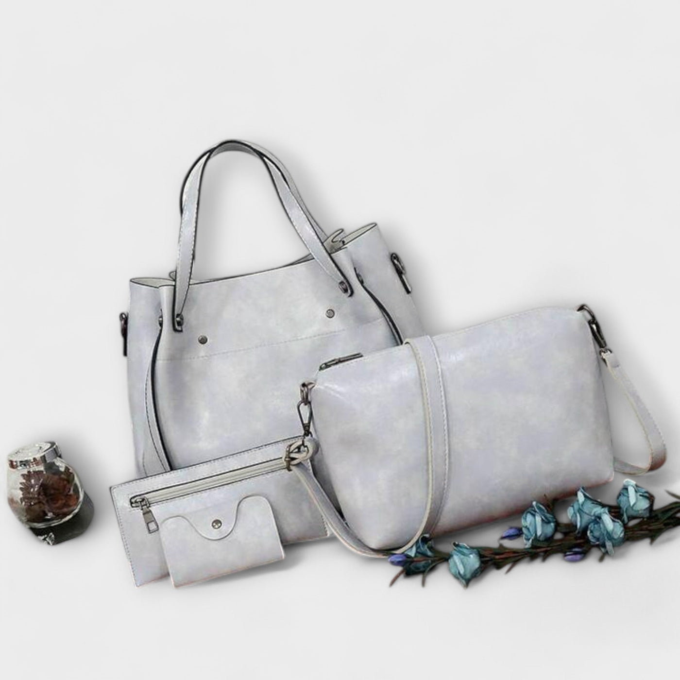 Olivia | 4|Piece Vintage Bag Set