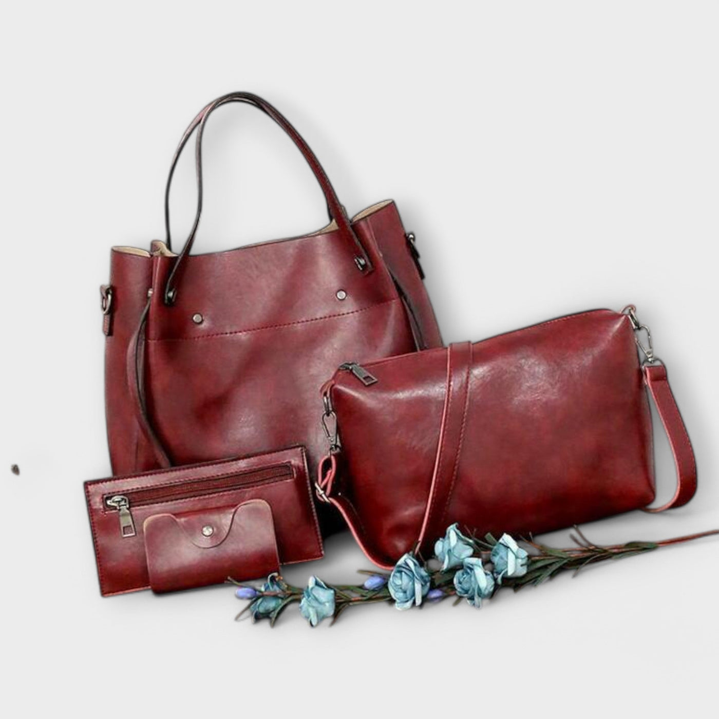 Olivia | 4|Piece Vintage Bag Set