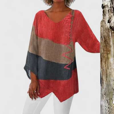 Elysia | Sophisticated V|Neck Tunic