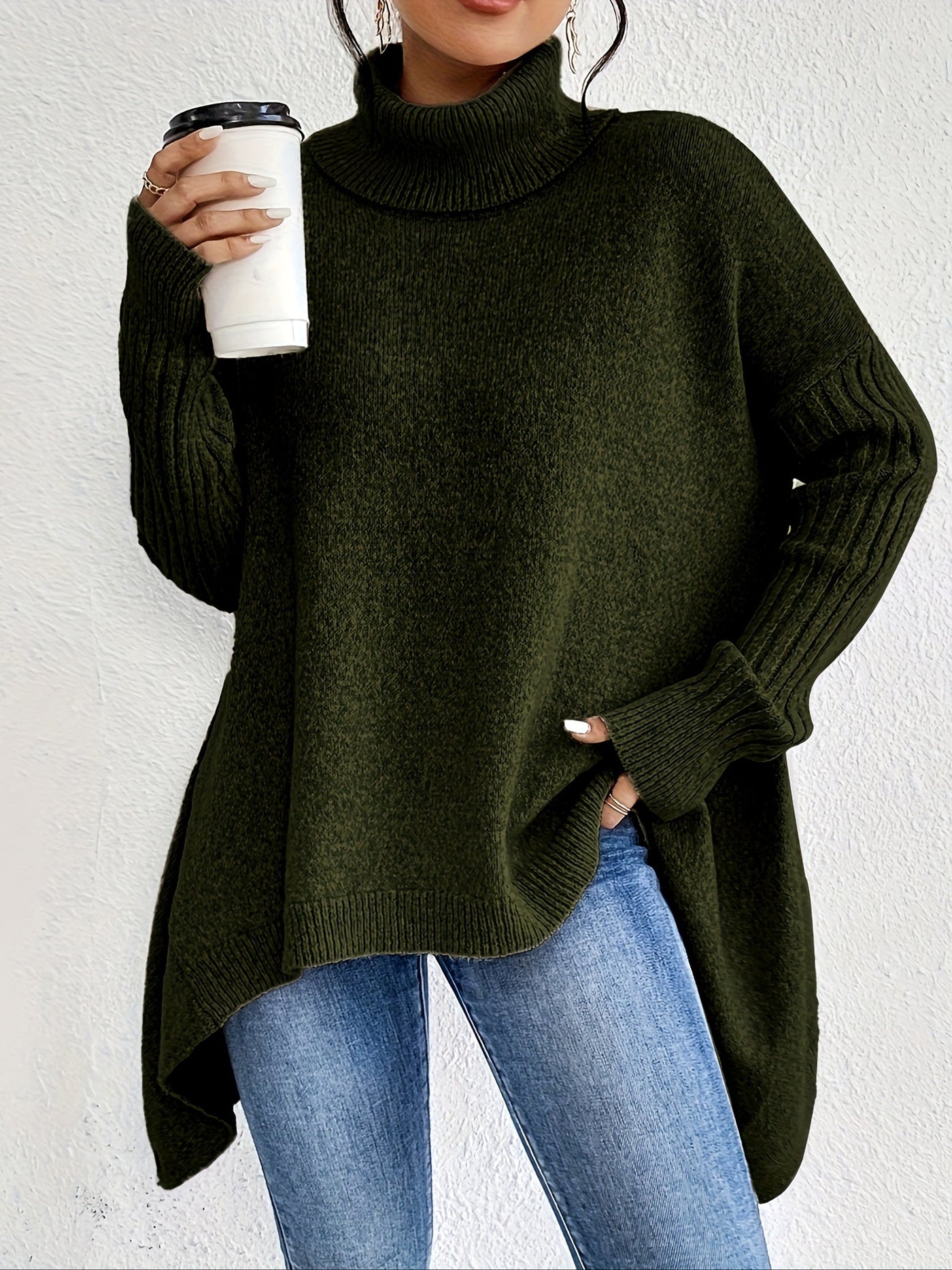 Isabel | Oversized Turtleneck Sweater