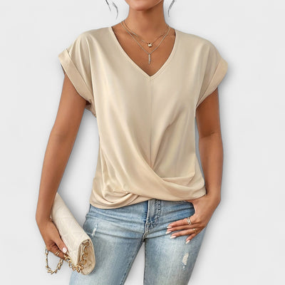 Carlinda | Elegant V|neck Top