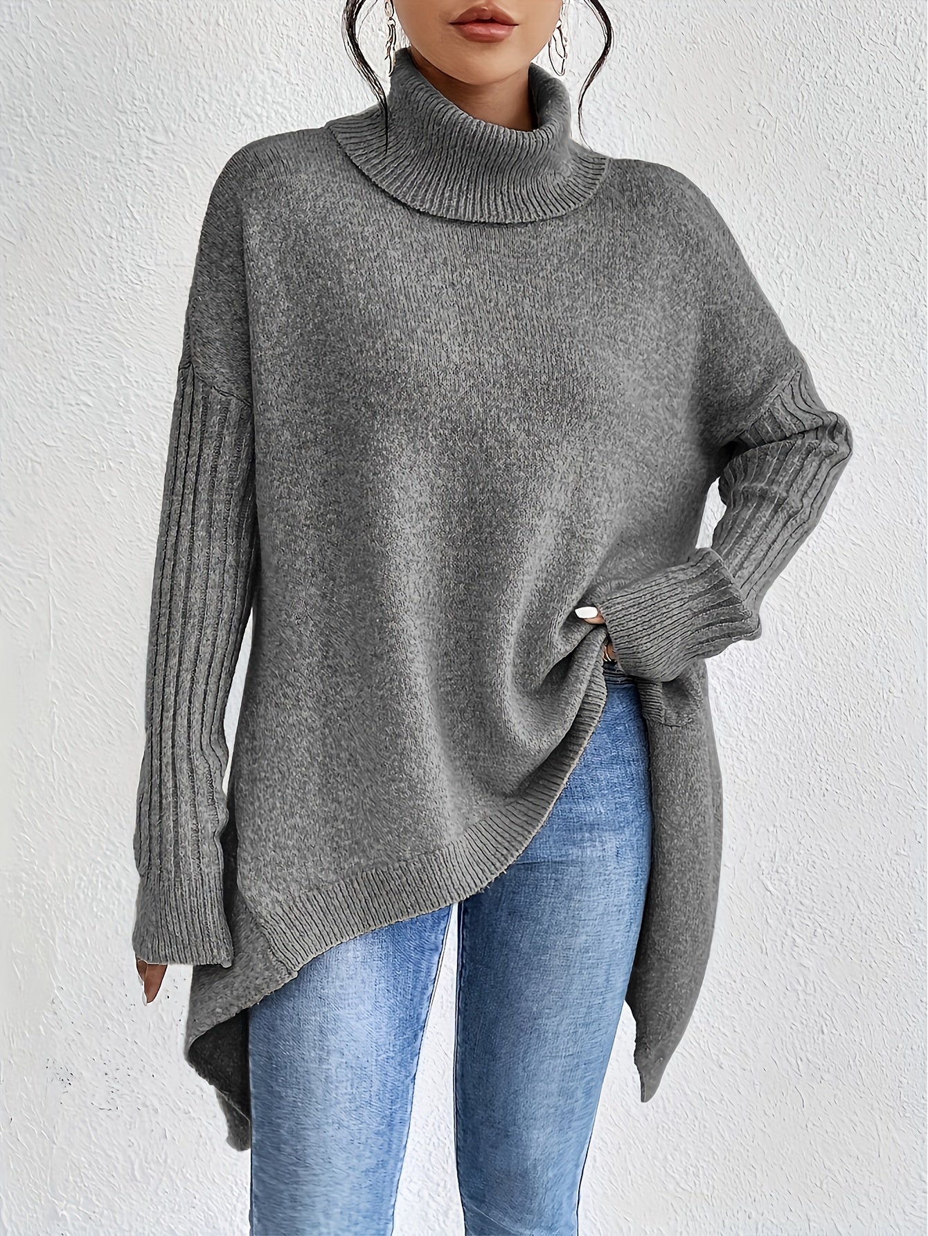 Isabel | Oversized Turtleneck Sweater