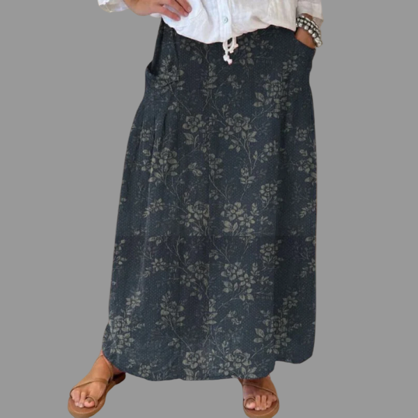 Marit | Vintage Floral Skirt