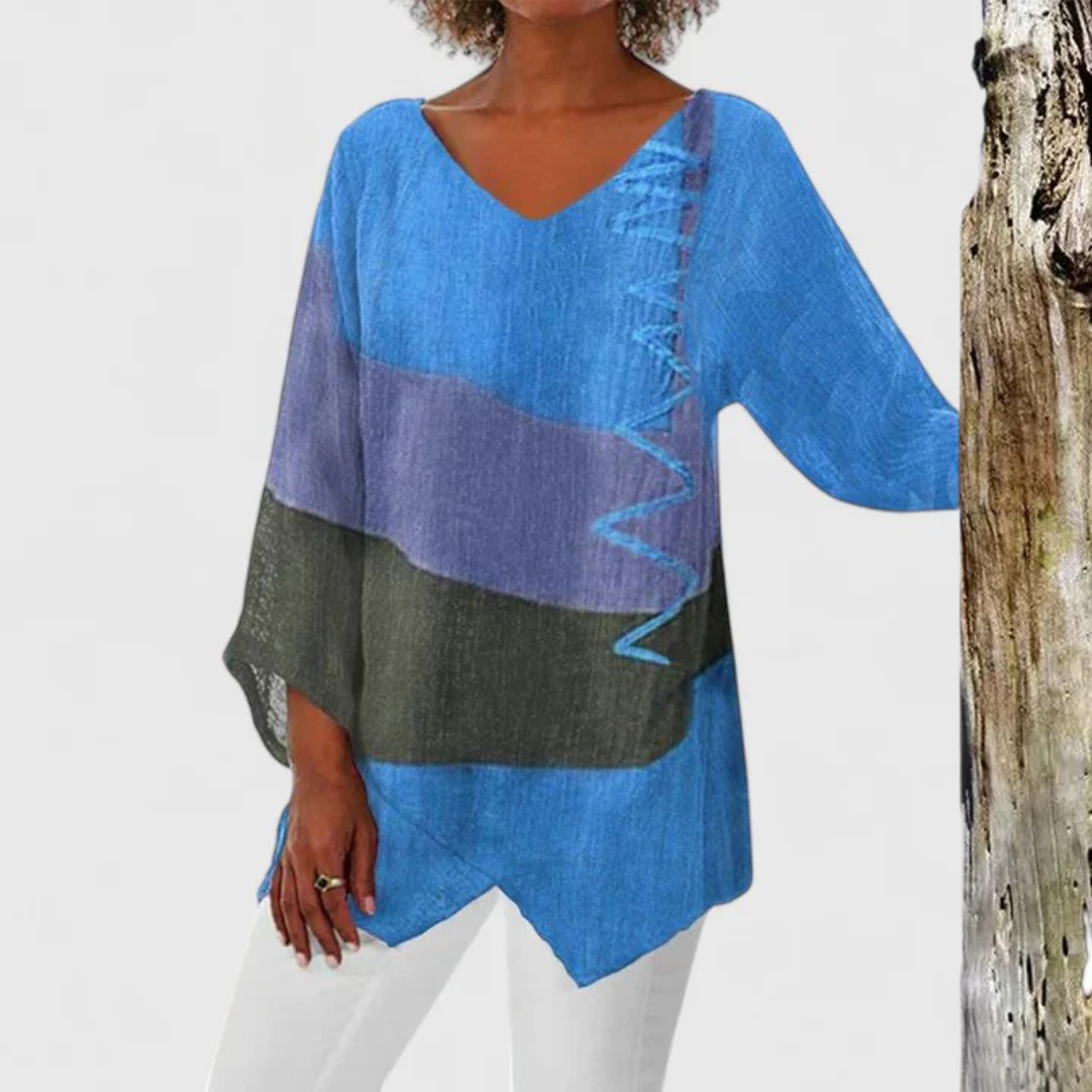 Elysia | Sophisticated V|Neck Tunic
