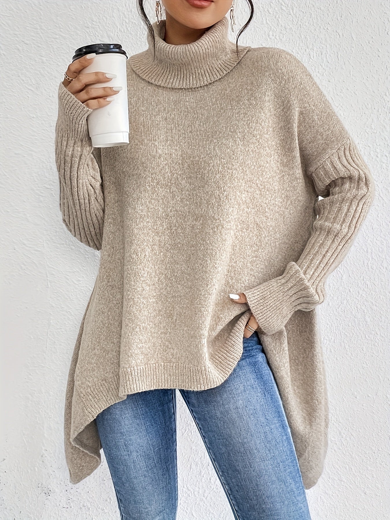 Isabel | Oversized Turtleneck Sweater