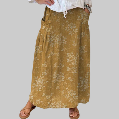 Marit | Vintage Floral Skirt