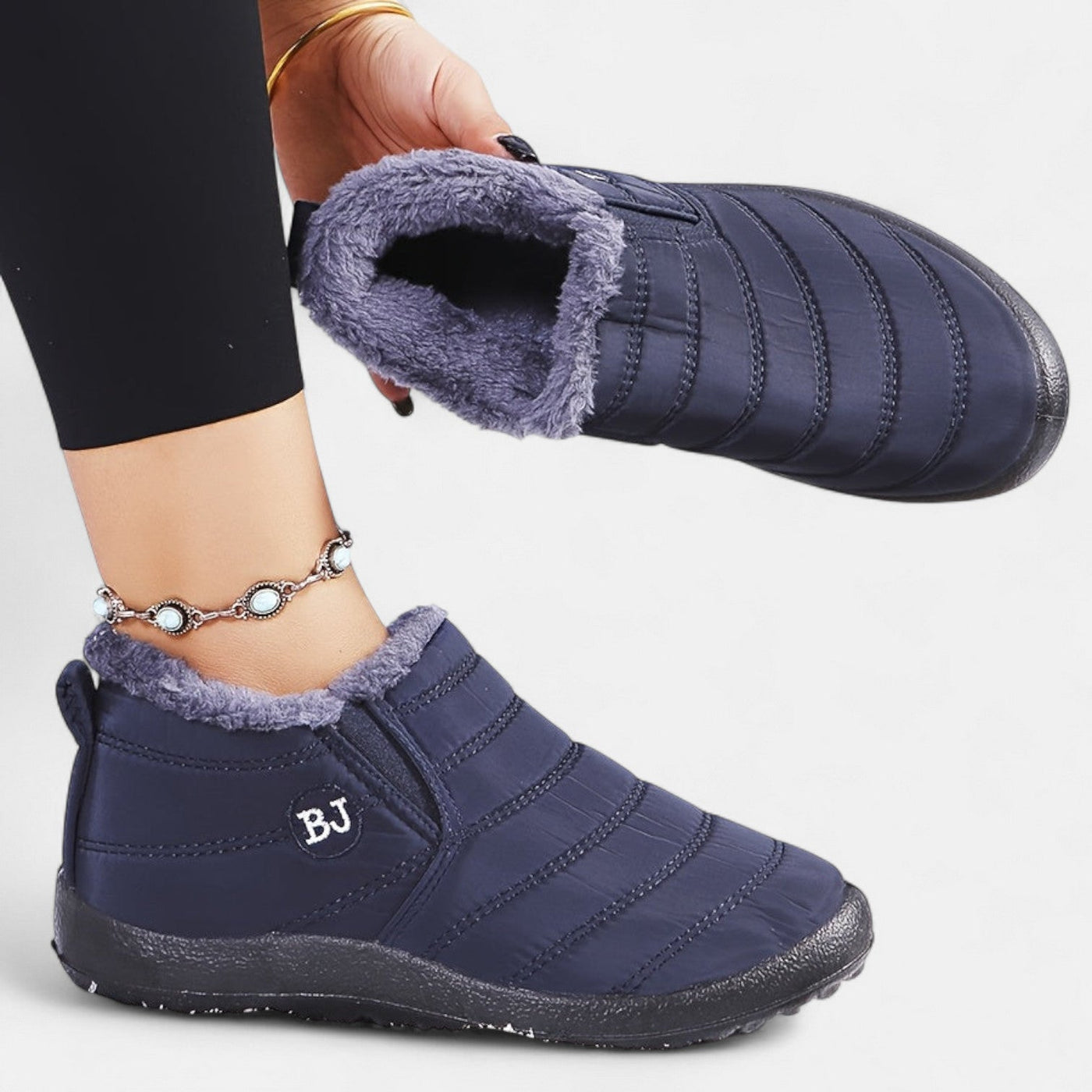 Victoria | Warm Winter Slip-On Boots