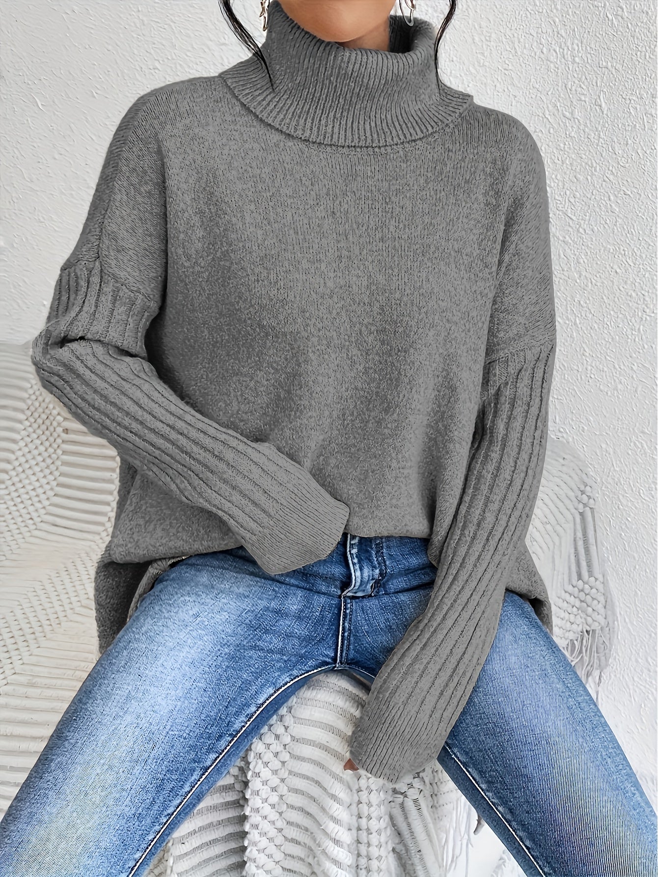 Isabel | Oversized Turtleneck Sweater