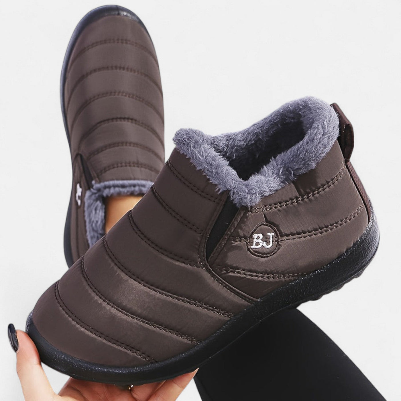 Victoria | Warm Winter Slip-On Boots