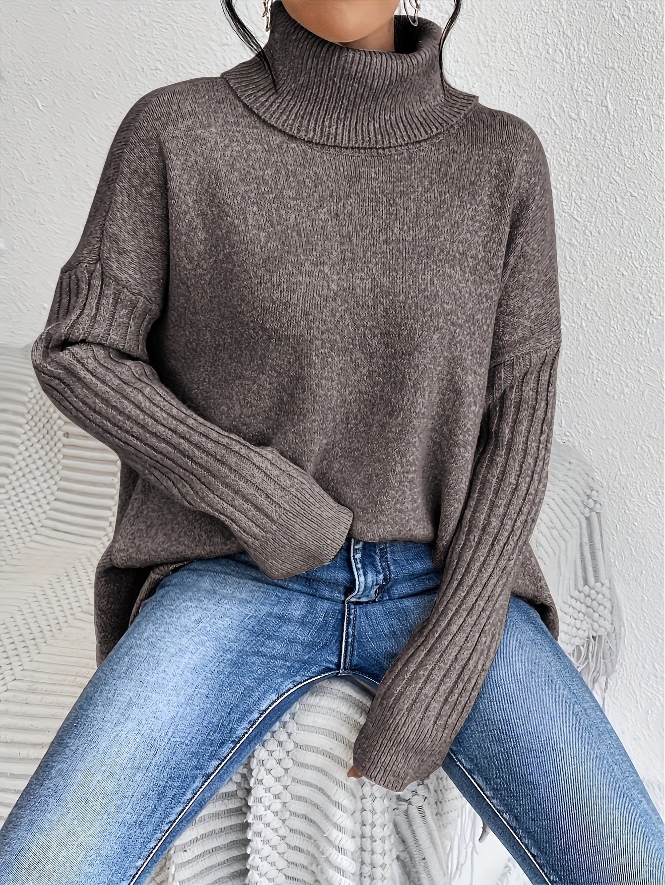 Isabel | Oversized Turtleneck Sweater