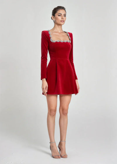 Willow | Velvet Mini Dress
