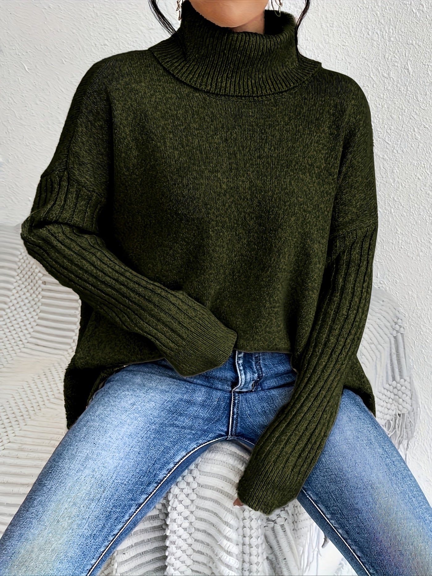 Isabel | Oversized Turtleneck Sweater