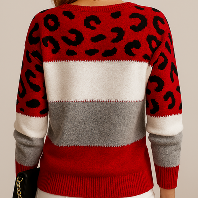 Charlene | Leopard Print Casual Sweater