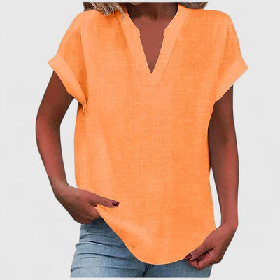 Xavinah | Comfortable V|Neck Blouse