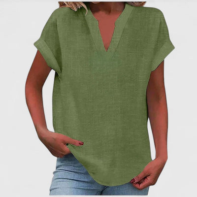 Xavinah | Comfortable V|Neck Blouse