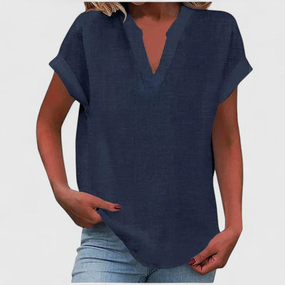 Xavinah | Comfortable V|Neck Blouse