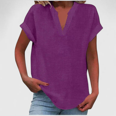 Xavinah | Comfortable V|Neck Blouse