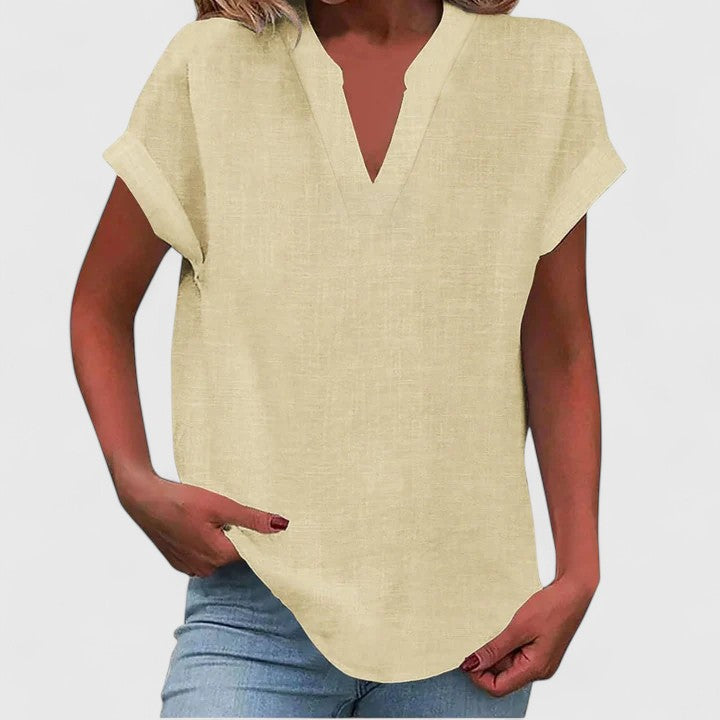 Xavinah | Comfortable V|Neck Blouse