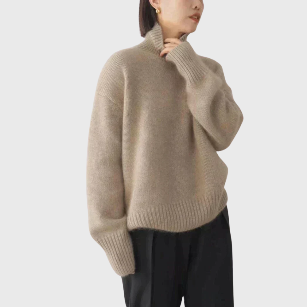 Isabella - High Neck Comfortable Sweater