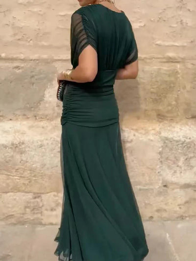 Isabelle | Elegant Dress With V-Neckline