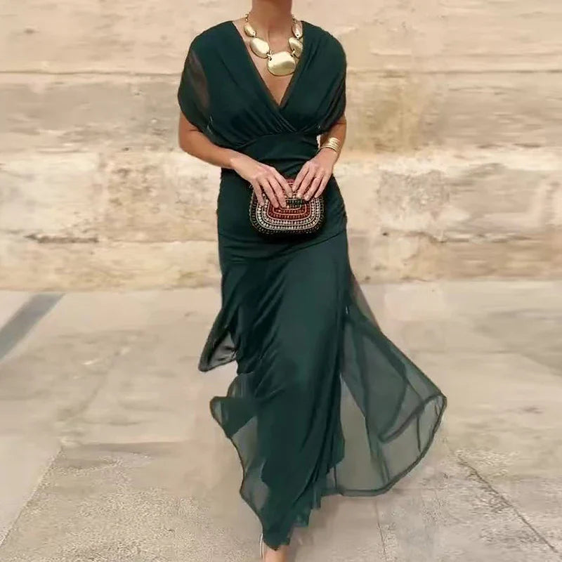 Isabelle | Elegant Dress With V-Neckline