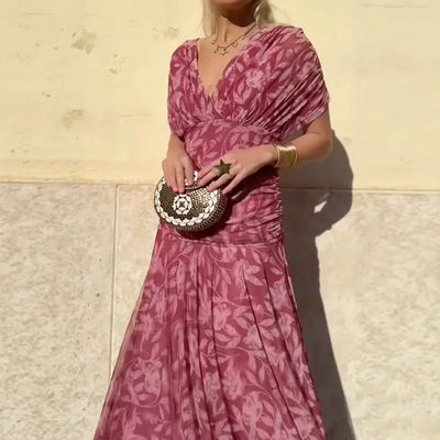 Isabelle | Elegant Dress With V-Neckline