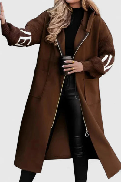 Freya | Elegant Hooded Coat