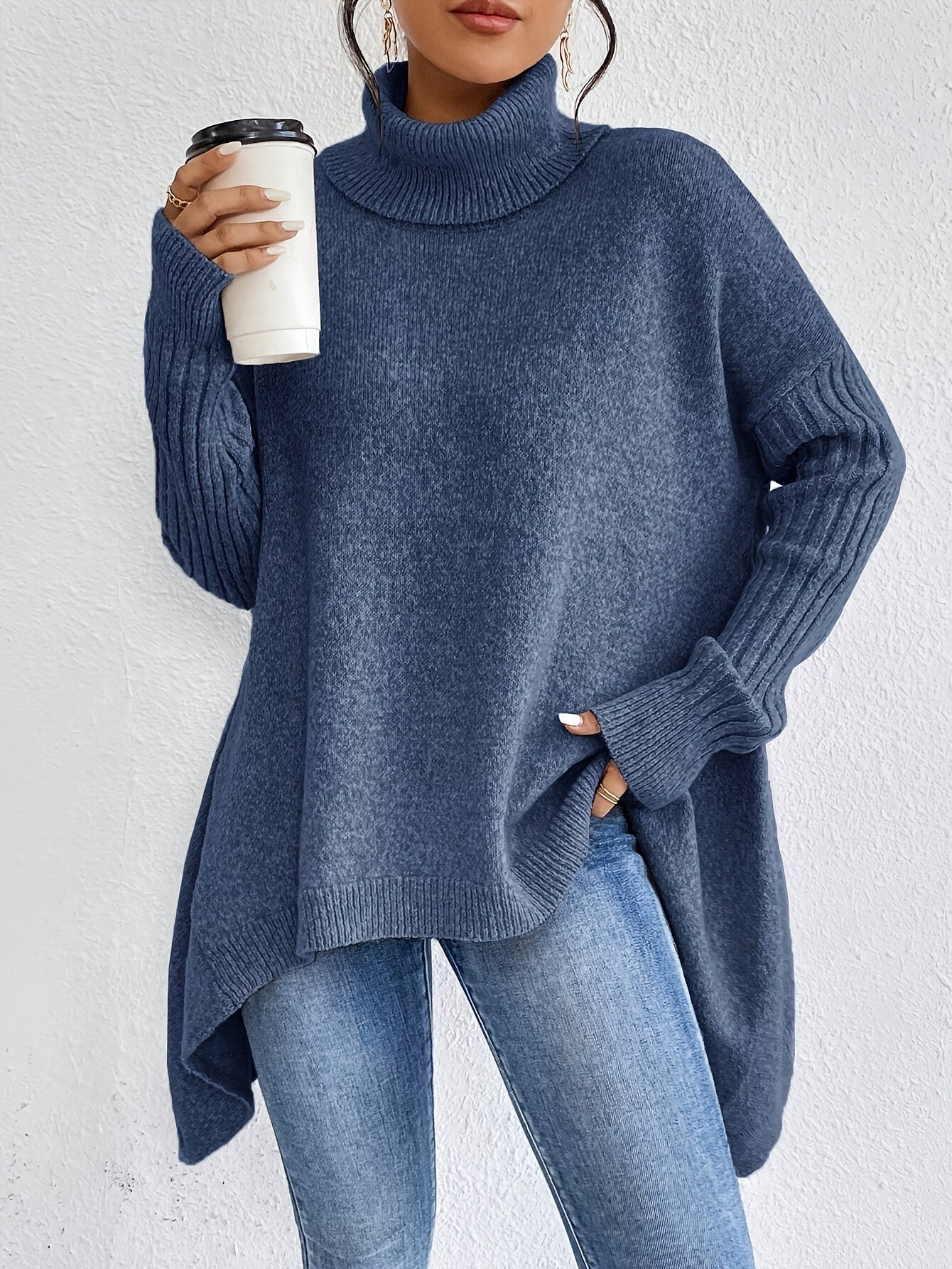 Isabel | Oversized Turtleneck Sweater