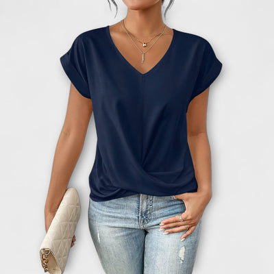 Carlinda | Elegant V|neck Top