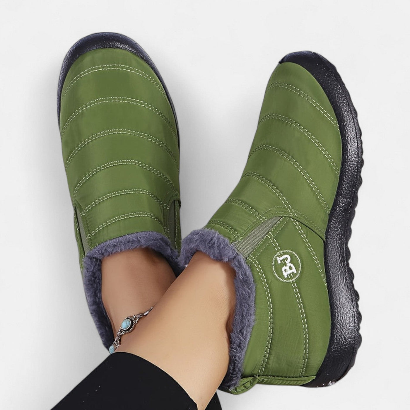 Victoria | Warm Winter Slip-On Boots