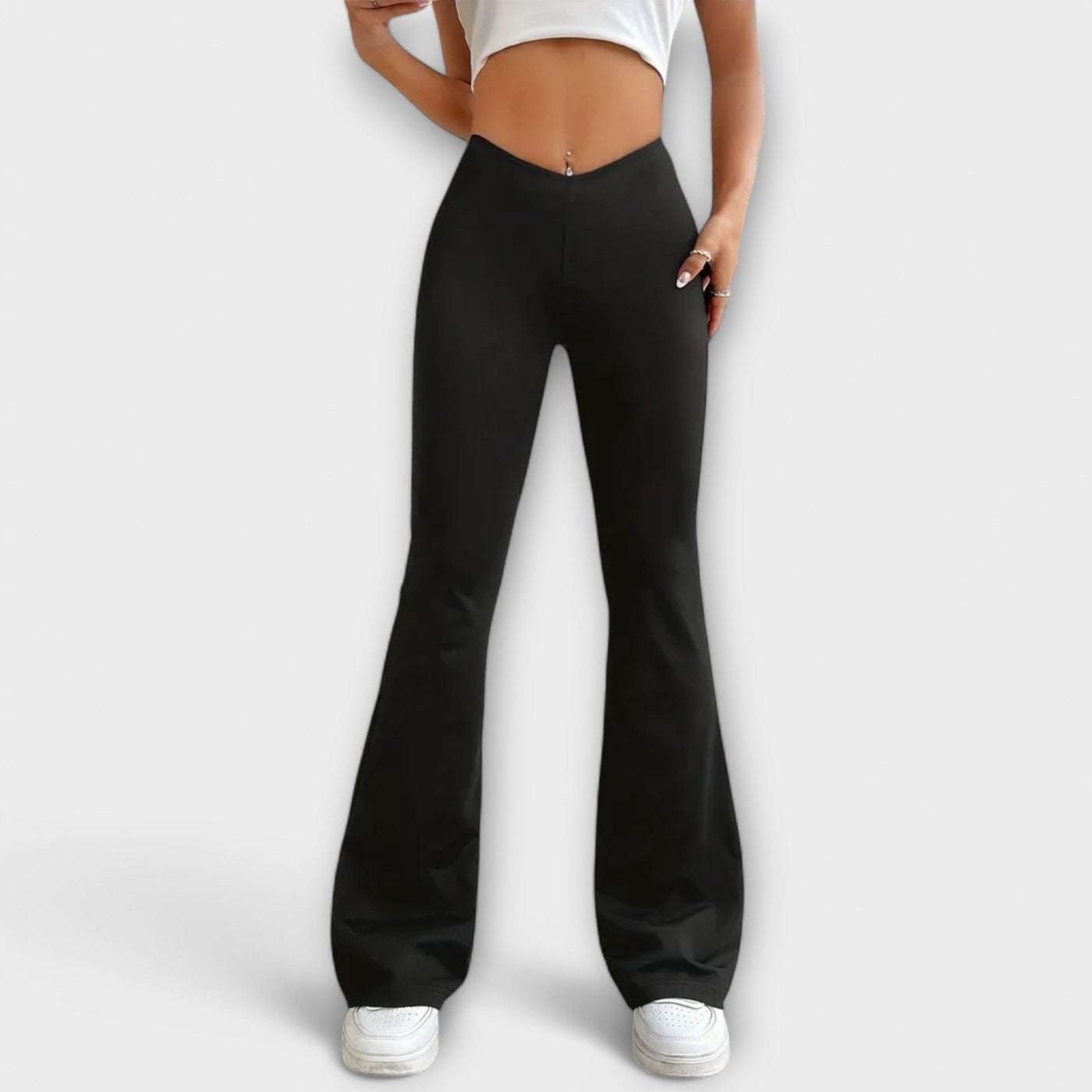 Serena | Relaxed Pants with Flared Leg