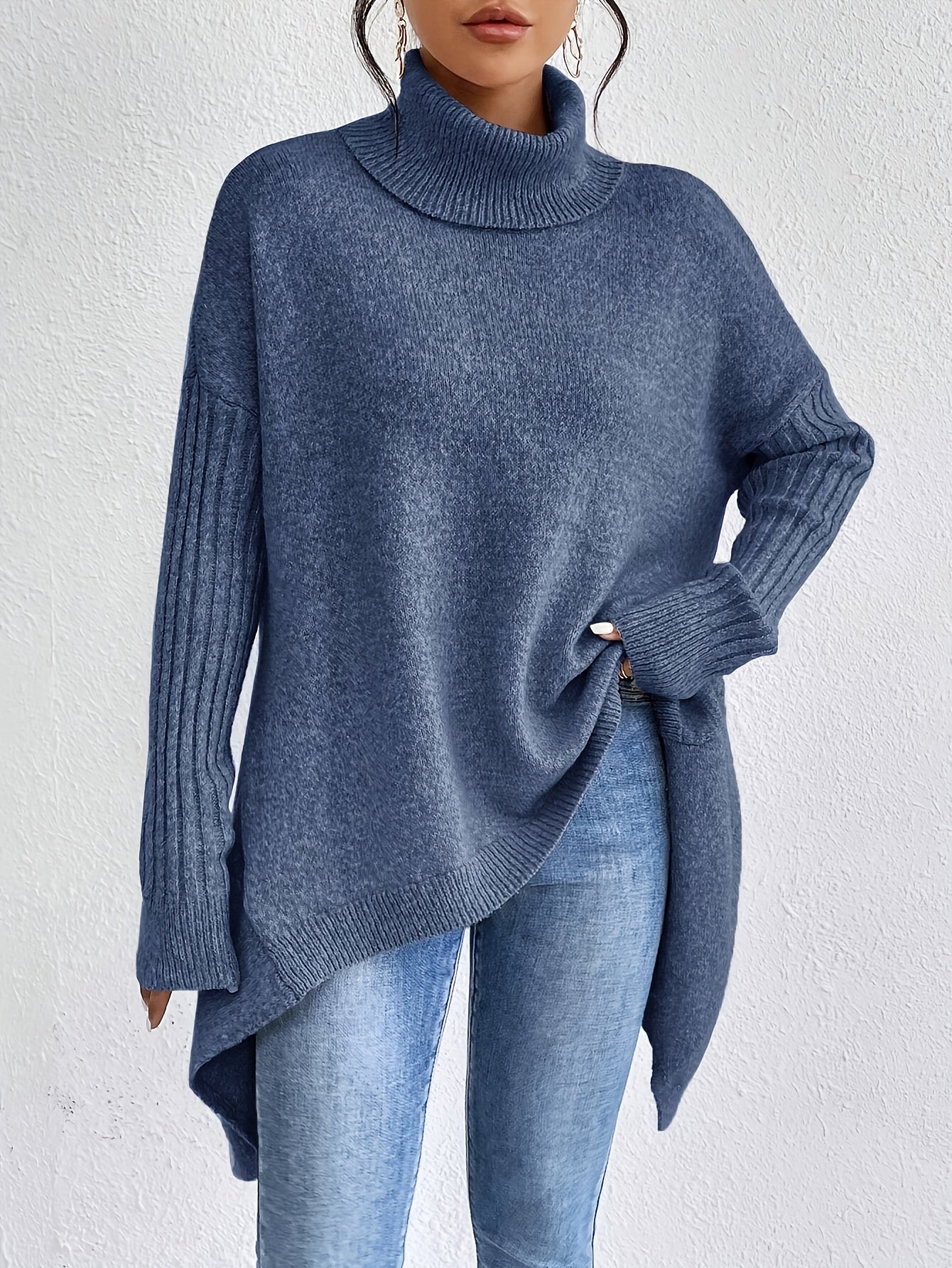 Isabel | Oversized Turtleneck Sweater