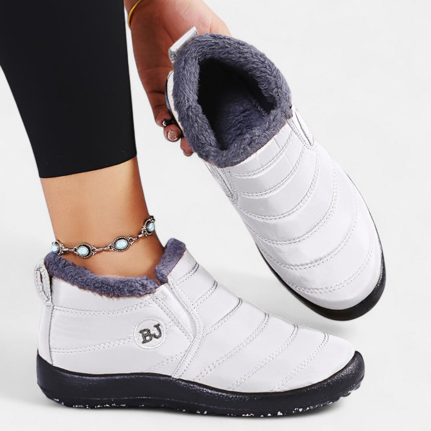 Victoria | Warm Winter Slip-On Boots