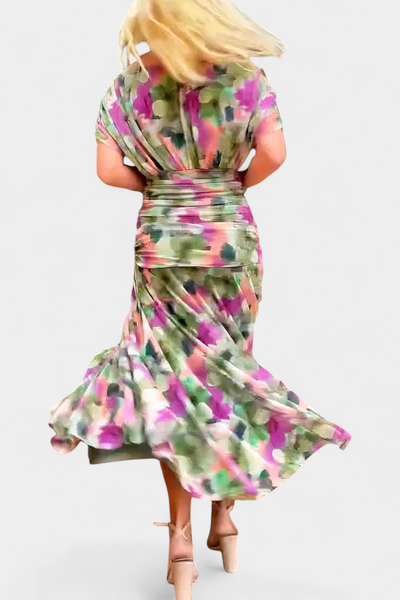 Isabelle | Elegant Dress With V-Neckline