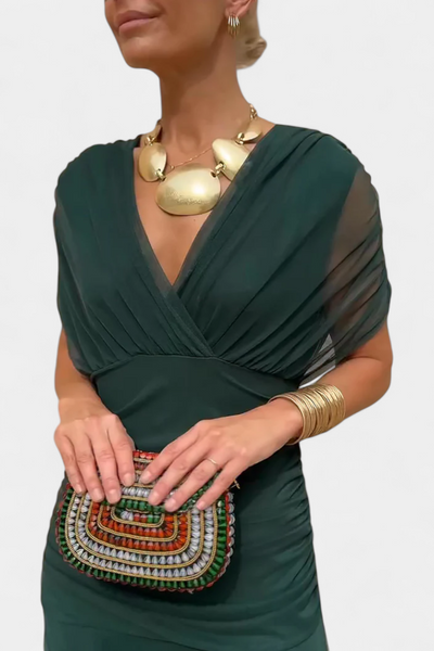 Isabelle | Elegant Dress With V-Neckline